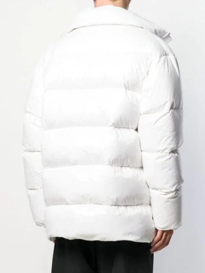 Shop Khrisjoy Quilted Padded Coat In White