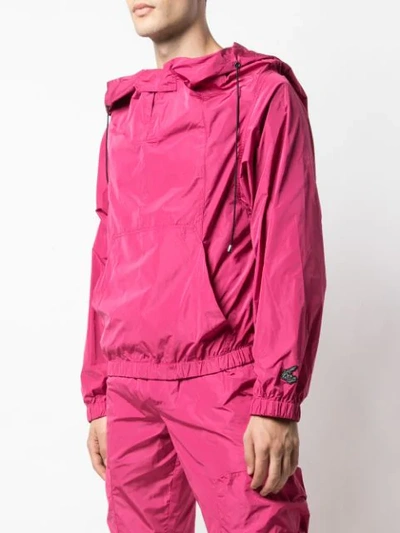 Shop Vivienne Westwood Anglomania Drawstring Hooded Jacket In Y401 Fushia