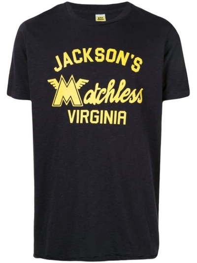 Shop Velva Sheen Jackson's T-shirt In Blue