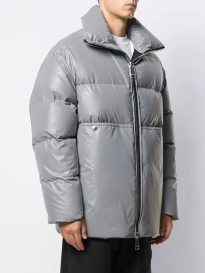 Khrisjoy Loose-fit Padded Coat In Grey