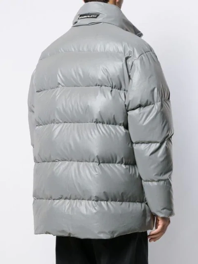 Khrisjoy Loose-fit Padded Coat In Grey