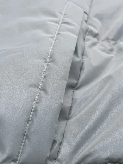 Shop Khrisjoy Loose-fit Padded Coat In Grey