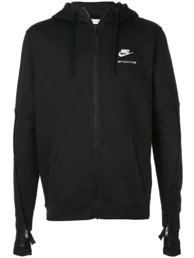 1017 ALYX 9SM NIKE X 1017 ALYX 9SM ZIP SLEEVE HOODIE - 黑色