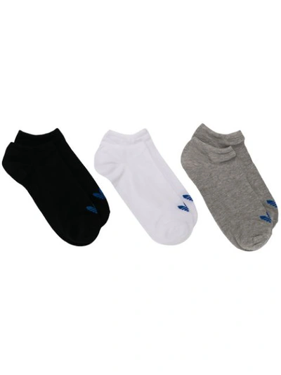 Shop Adidas Originals Trefoil Liner Socks In White