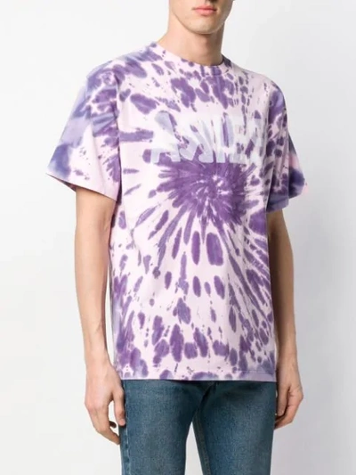 ARIES LOGO TIE DYE T-SHIRT - 白色