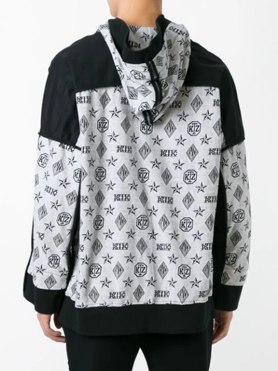 Shop Ktz Monogram Hoodie In Black