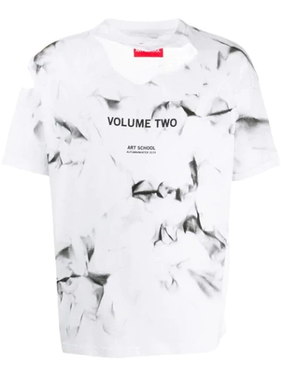 Shop Art School Volume Two Print T-shirt In White