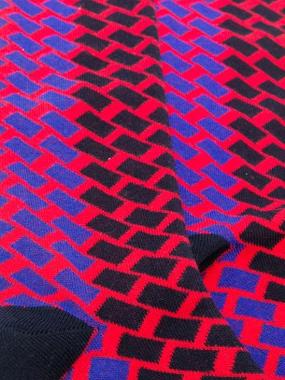 Shop Henrik Vibskov Double Bounce Socks In Red
