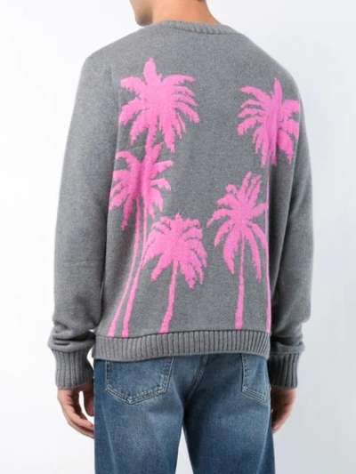 Shop The Elder Statesman Palm Sweater In Grey