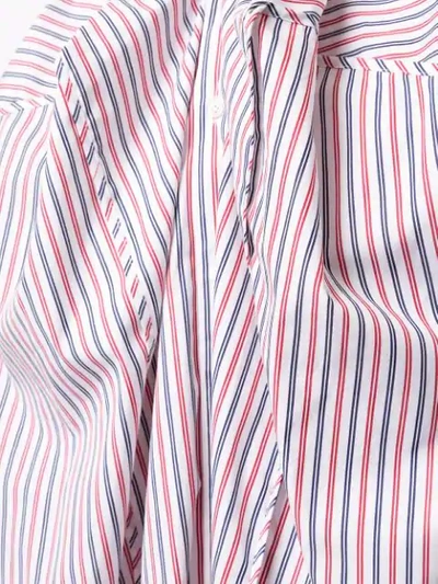 Y/PROJECT Y / PROJECT SHIRT25BS17F66 BLUE / RED STRIPE - 白色