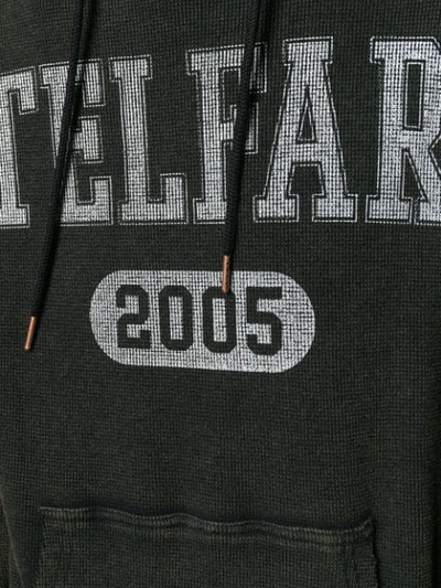 Shop Telfar Logo Print Hoodie In Green