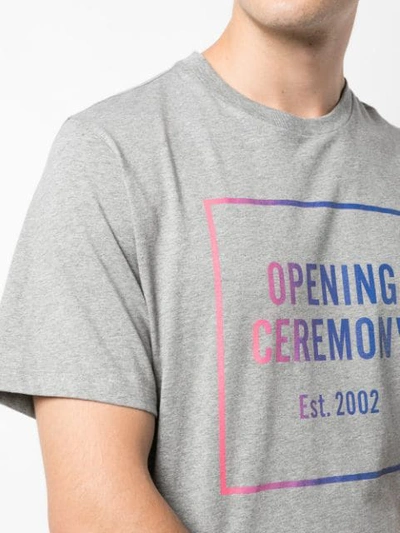 Shop Opening Ceremony Logo Stamp T In Grey