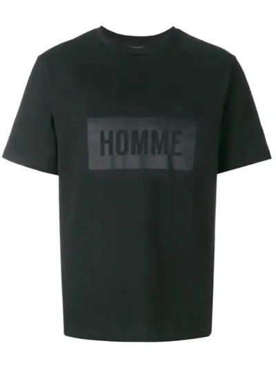 Shop Not Guilty Homme Logo Print T-shirt - Black