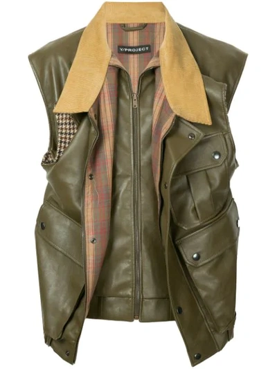 Shop Y/project Hunting Vest In Green