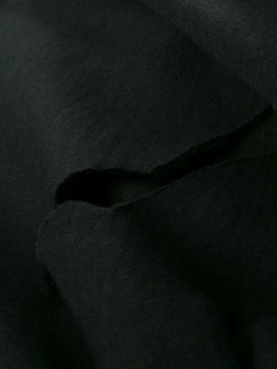Shop Art School Logo Print Distressed Hoodie In Black