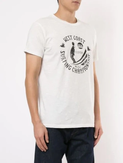 Shop Velva Sheen West Coast T-shirt In White