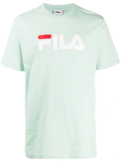 Shop Fila T-shirt Mit Logo-print In Green