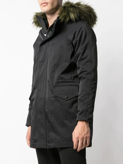 Shop Opening Ceremony Padded Parka Coat In 1 Black