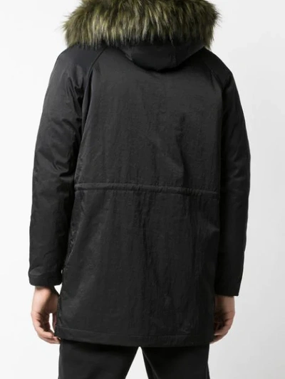 Shop Opening Ceremony Padded Parka Coat In 1 Black