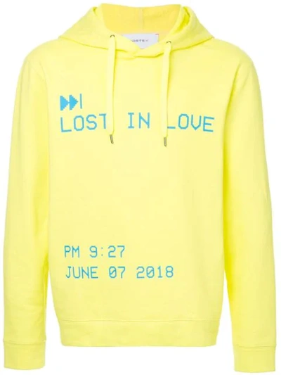 Shop Ports V Lost In Love Hoodie - Yellow