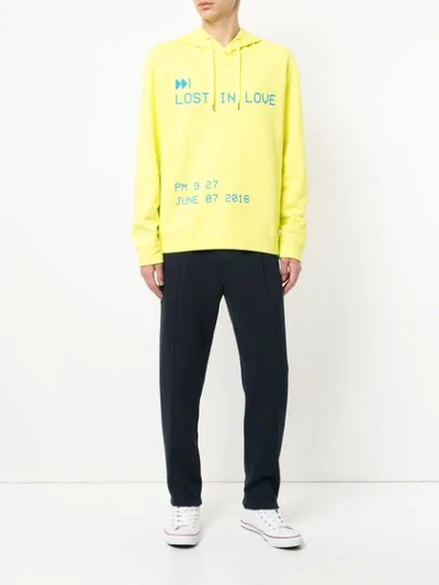 Shop Ports V Lost In Love Hoodie - Yellow