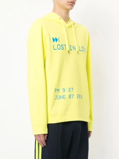 Shop Ports V Lost In Love Hoodie - Yellow