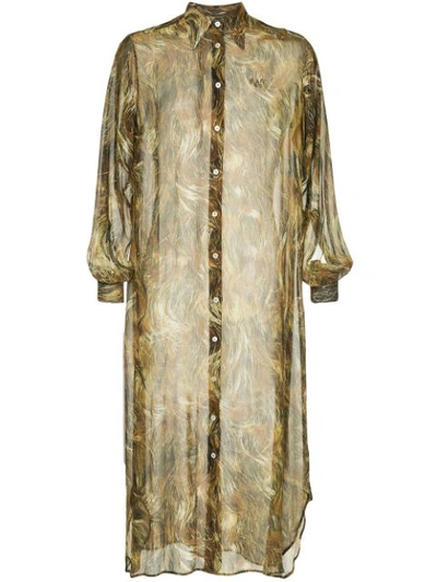 ANDREAS KRONTHALER FOR VIVIENNE WESTWOOD ARAB LONG SHIRT - 多色