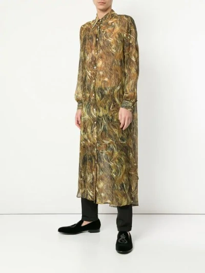 Shop Vivienne Westwood Arab Long Shirt In Multicolour