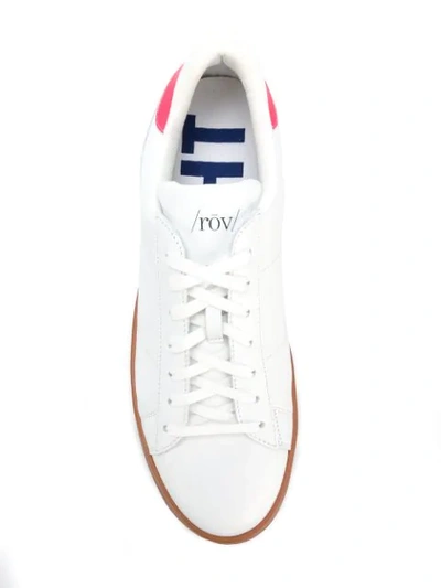 Shop Rov Low-top Sneakers In White