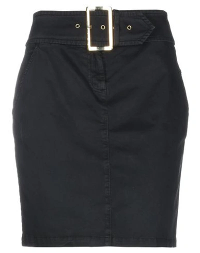 Shop Love Moschino Mini Skirt In Black
