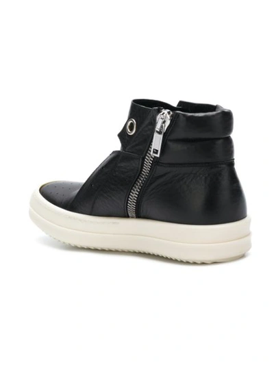 Shop Rick Owens Laceless Sneakers - Black