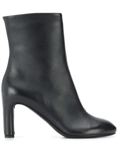 Shop Del Carlo Mid Length Zip Boot In Black