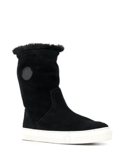 Shop Moncler Arabelle Boots In Black