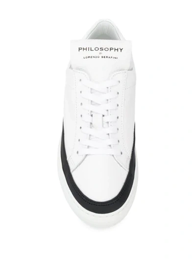 Shop Philosophy Di Lorenzo Serafini Low In White