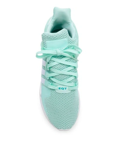Shop Adidas Originals Eqt Support Adv Sneakers In Green
