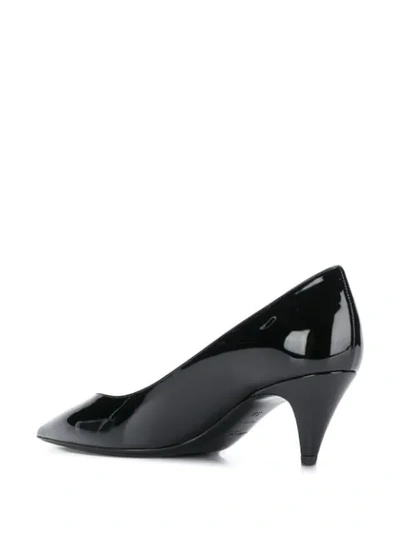 Shop Saint Laurent Anja 55 Pumps In Black