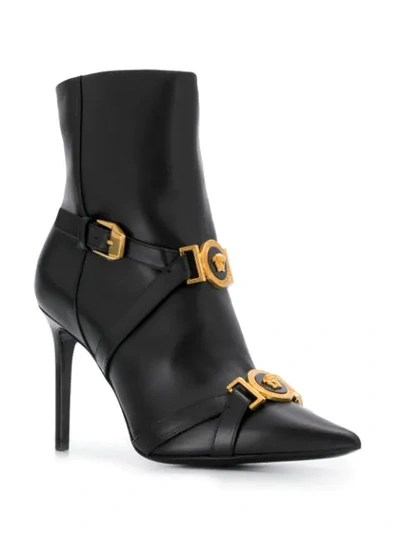 Shop Versace Tribute Boots In Black