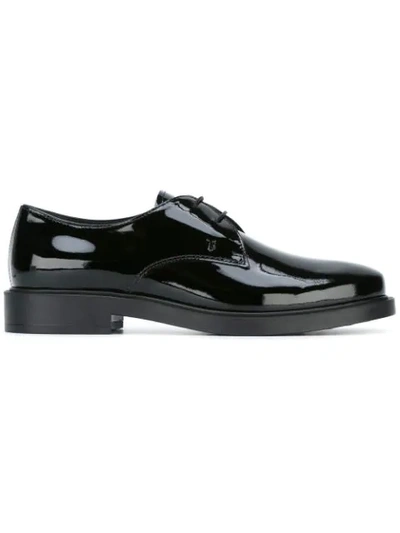 Shop Tod's Classic Lace-up Shoes In Black
