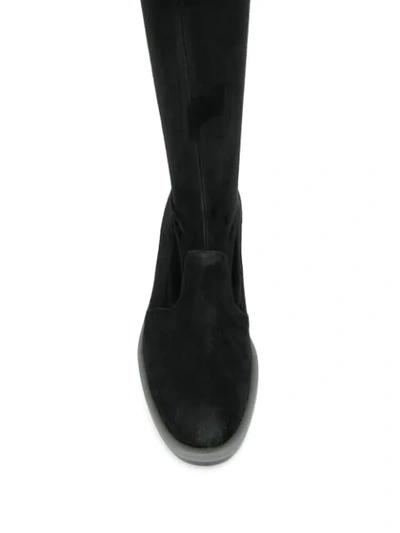 Shop Clergerie Road Knee In Noir