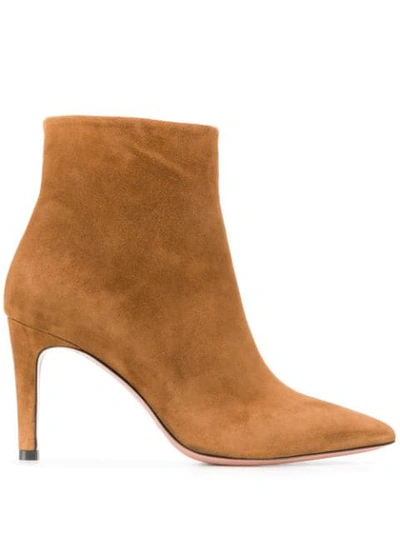 Shop P.a.r.o.s.h High Heel Boots In Brown