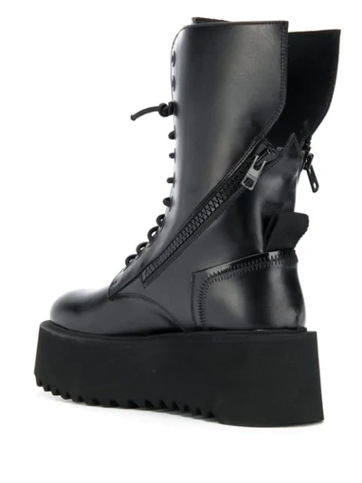 Shop Bruno Bordese Amphibian Boots In Black