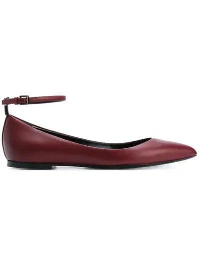 Shop Tom Ford Ankle Strap Ballerinas