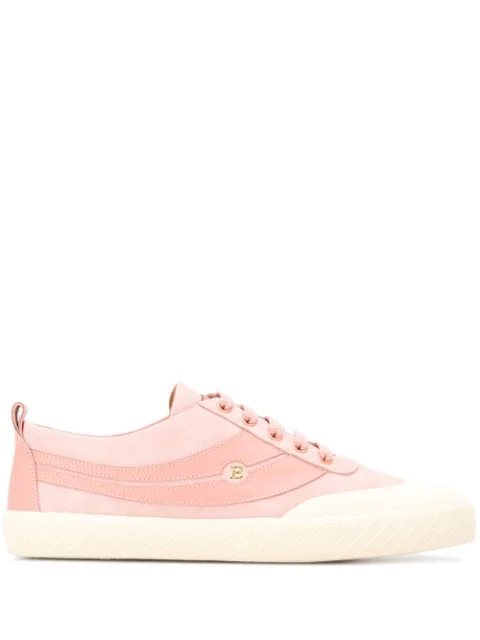 pink bally sneakers