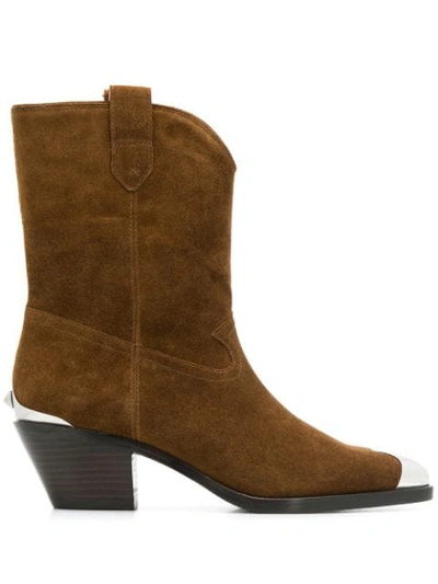 Shop Ash Famous Texas Boots In Brown
