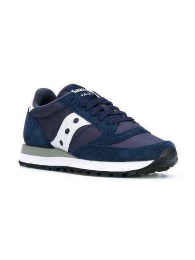 Saucony Low-side Stitched Leisure Sneakers In Blue