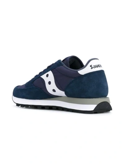 Saucony Low-side Stitched Leisure Sneakers In Blue