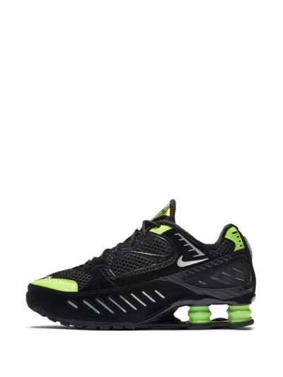 Shop Nike Shox Enigma Low-top Sneakers In Black