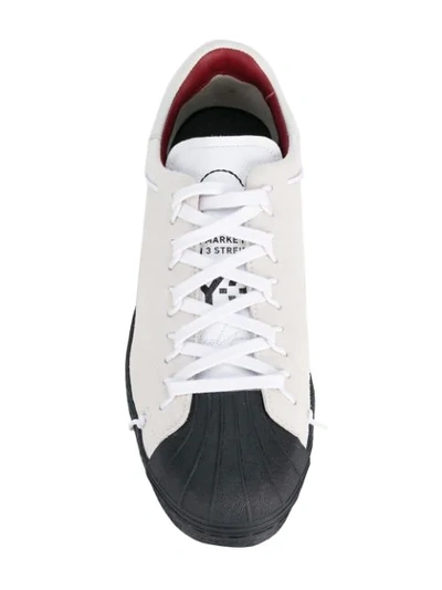 Shop Y-3 Super Knot Low-top Sneakers - White
