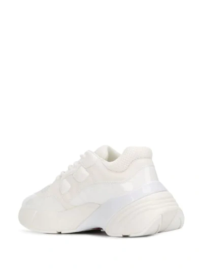 Shop Pinko 'shoes To Rock' Lace-up Sneakers In White
