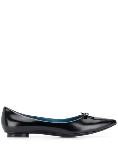 Shop Marc Jacobs The Mouse Ballerina Shoes In Black